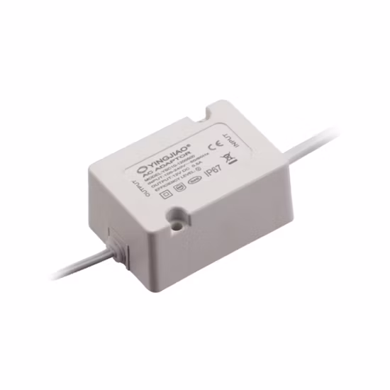 Adaptador de alimentação à prova d'água para fonte de alimentação de comutação de caixa de plástico IP67